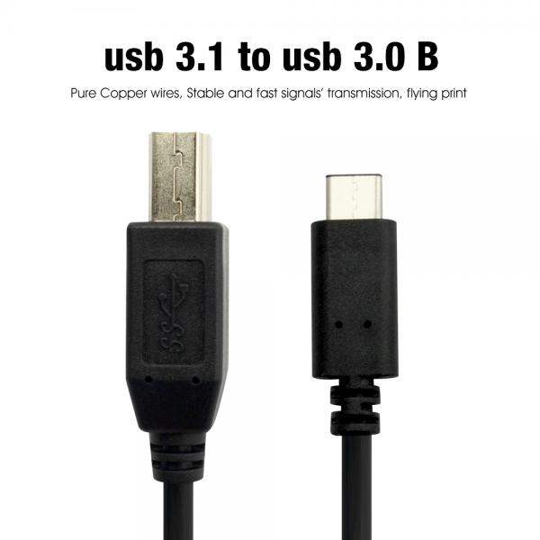 Picture of Printer Cable Type C to USB 3.0 B/M